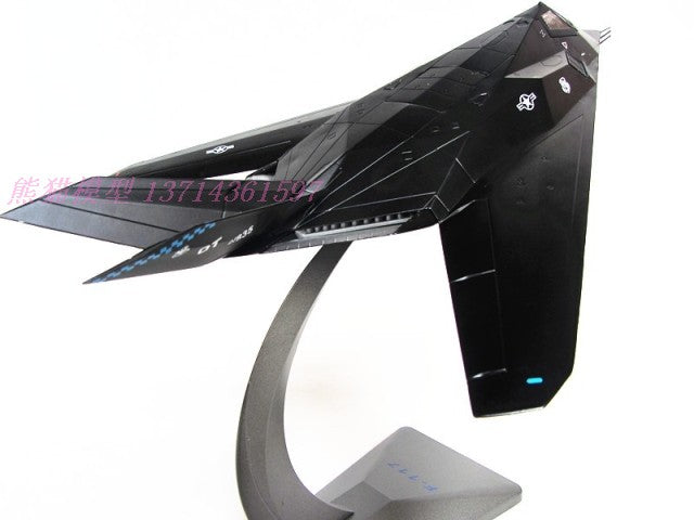 The Nighthawk F117 stealth fighter aircraft model 1-72