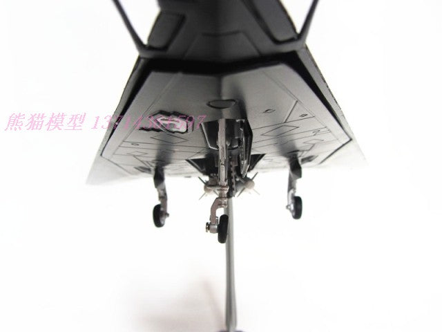 The Nighthawk F117 stealth fighter aircraft model 1-72