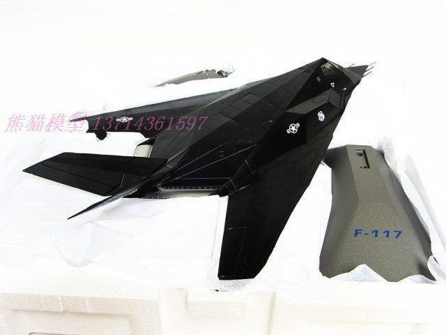 The Nighthawk F117 stealth fighter aircraft model 1-72