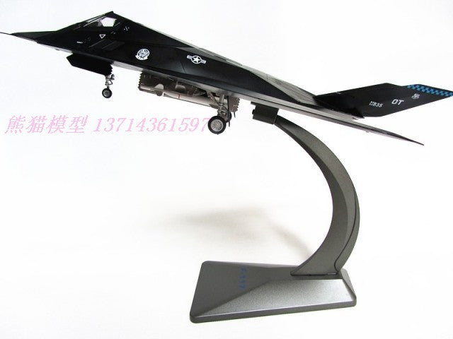 The Nighthawk F117 stealth fighter aircraft model 1-72