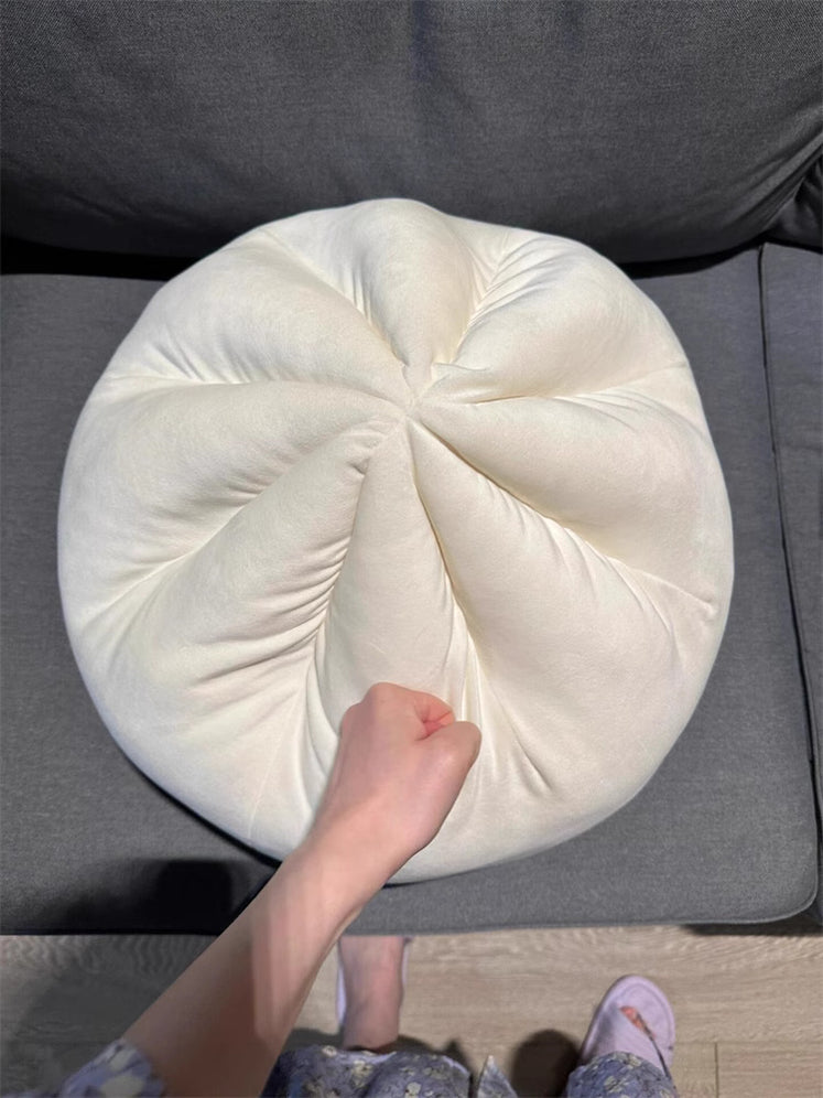 White Chinese dumplings pillow