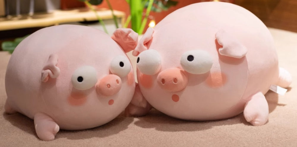 Fat pig stuffed animal  one  meter