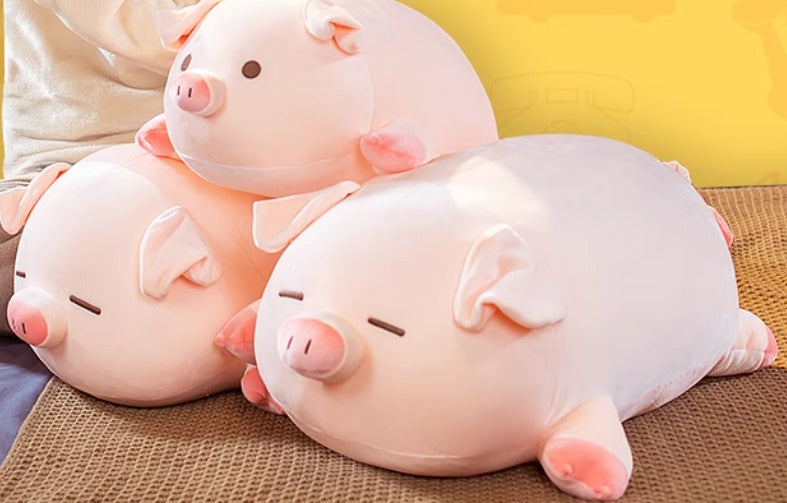 Fat pig stuffed animal  one  meter