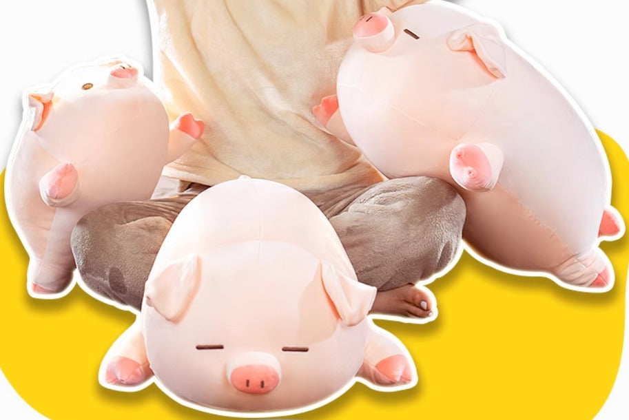 Fat pig stuffed animal  one  meter