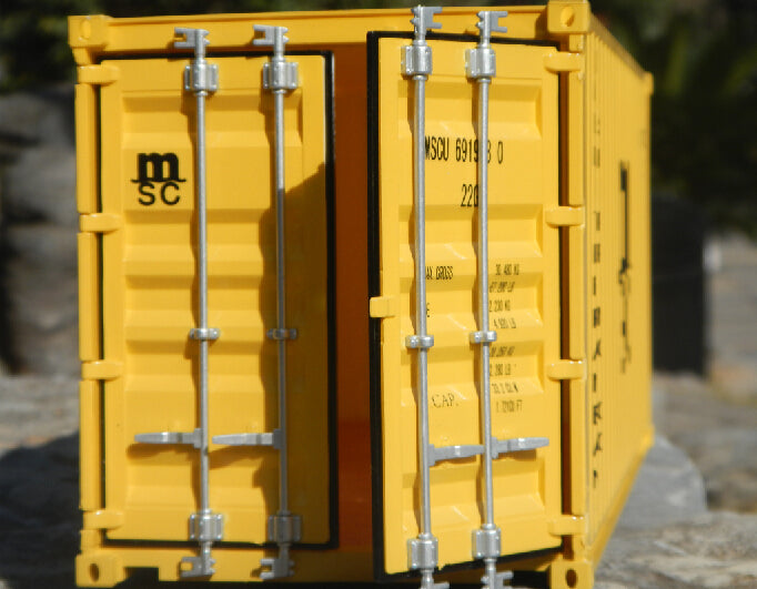 MSC Shipping Container 1-20 ABS plastic model