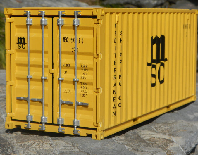 MSC Shipping Container 1-20 ABS plastic model