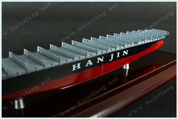 Hanjin 35cm shipping container ship model