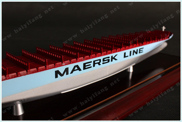 MAERSK shipping container ship model at 1:1000