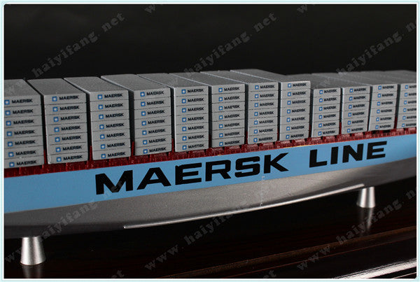 MAERSK shipping container ship model at 1:1000